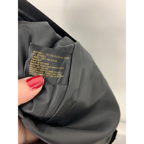 Worthington Pencil Skirt Buckle Details Dark Academia Zip Fly Size 6 NWT Goth - Picture 5 of 7